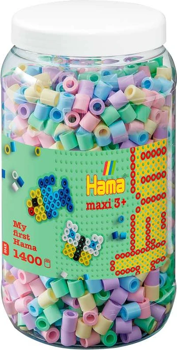 Hama - Maxi 1400pcs in bucket Mix 52 (388544)