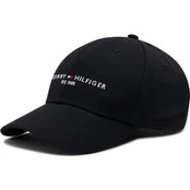 Kepurė su snapeliu Tommy Hilfiger Th Established Cap AM0AM07352 Juoda