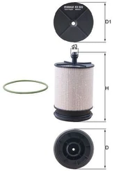 Kuro filtras KNECHT KX 569D