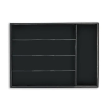 Kodustaar Stalo įrankių dėklas, 4.5x25x34 cm, juodas