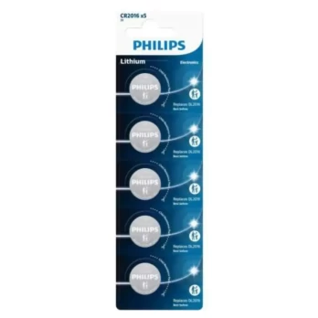 Philips CR2016 baterijos 5 vnt.