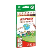Pieštukai spalvoti ALPINO Skin tones 12sp kaina