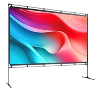 Portable screen for 100" projectors kaina