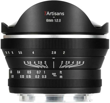 7Artisans 6mm F2 Nikon Z / Sony E