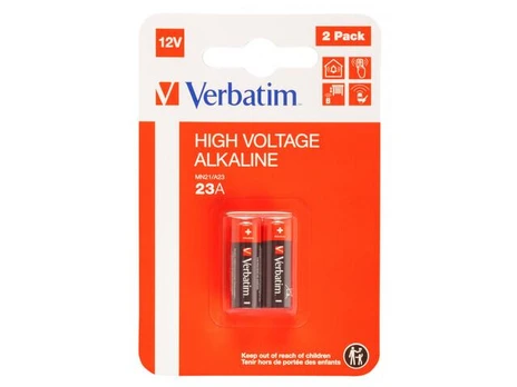 Bateria alkaliczna, 23AE, AE, 12V, Verbatim, blistr, 2-pack, 49940