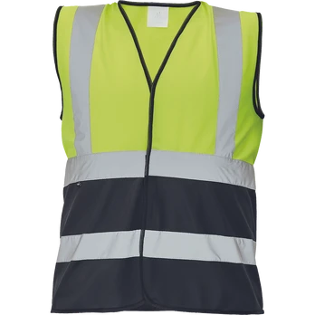 Liemenė universalus Cerva Lynx Duo HV, juoda/geltona, L dydis