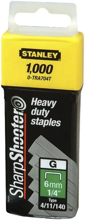 Kabės STANLEY, G-TIPAS, 10 mm, 1000 vnt. kaina