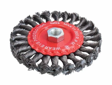 Satra Šepetys vielinis disko tipo su sriegiu 125mm