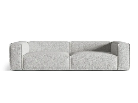 Sofa, Nuria, 5 vietų, 110x290x72, sidabrinė
