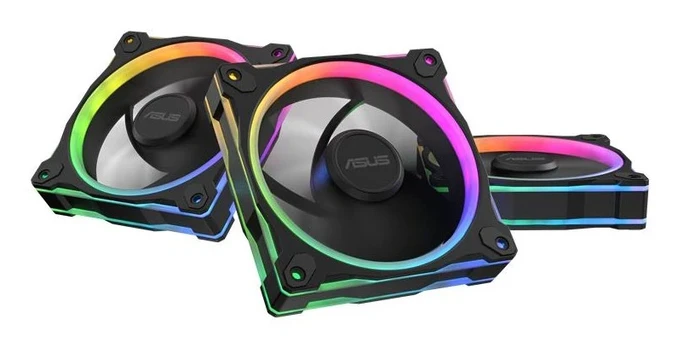 ASUS PRIME MR120 FAN ARGB REVERSE Juodas 3IN1