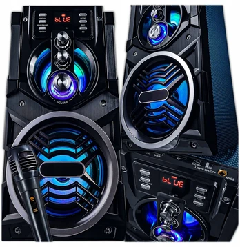 Partytech Big Tower Bt Nešiojama Bluetooth Kolonėlė su Mikrofonu