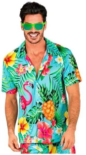 Widmann Lyseblå hawaii skjorte