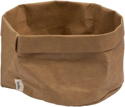 Washable paper bag, 17.6 cm, ruda