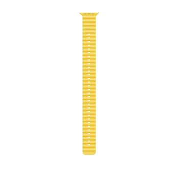 Apyrankė APPLE Ocean Band Extension 49 Yellow Fluoroelastomer Strap f