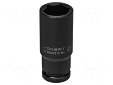 Socket | 6-angles,socket spanner,impact | HEX 23mm | 1/2" | long kaina