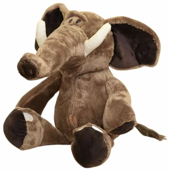 Pliušinis žaislas dramblys 22152, rudas, 22 cm