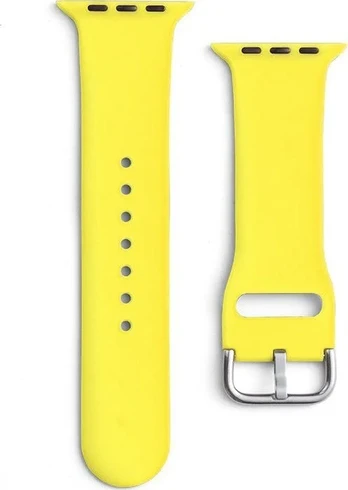 Apyrankė Silicone Strap APS 8/7/6/5/4/3/2 / SE (41/40 / 38mm) Geltona