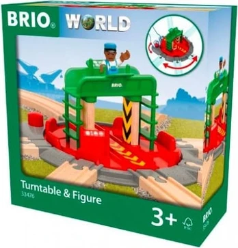Konstruktorius Brio World Turntable & Figure 33476, plastikas