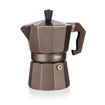 Banquet Espresso kavinukas 6puodelių "Campi" , rudas
