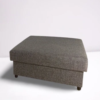 Didelis pufas Vulan, 70 cm x 70 cm, pilkas