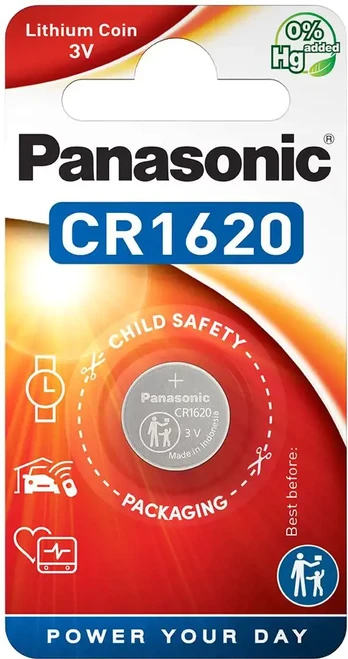 ELEMENTAI PANASONIC CR 1620 1BP LITHIUM