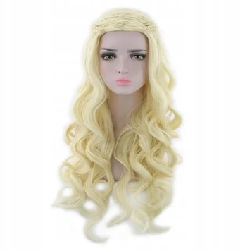 Blond ilga peruka princesei, W59