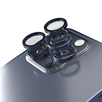 Telforceone Etteri camera lens protector for iPhone 15 Pro / 15 Pro Max deep mėlynas