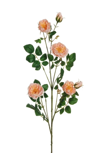 Artificial branch. rose. pink col.. 95 cm