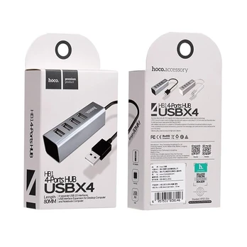 USB šakotuvas Hoco HB1 su 4 USB jungtimis