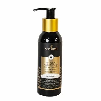 Sensuva Natural Water-Based Lubricant Coconut 125ml Gentle Formula
