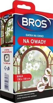 Tinklelis nuo uodų Bros, balta, 180 cm x 150 cm kaina