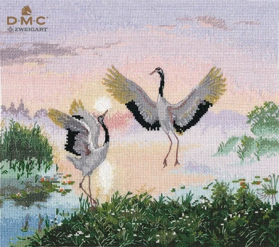 Dancing cranes S1340