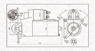 Starteris MAGNETI MARELLI 063720373010