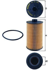 Alyvos filtras KNECHT OX 157D