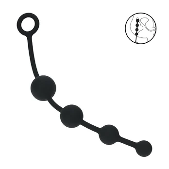 LEVELZ Curved Silicone Modular Bead System Black - Flexible Graduated Design