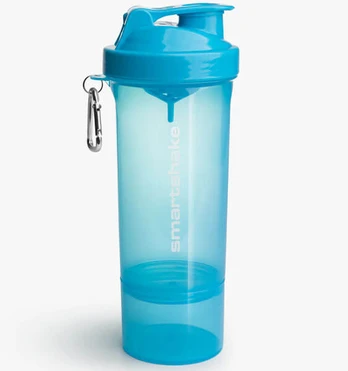SmartShake SLIM, Neon Blue, 600 ml
