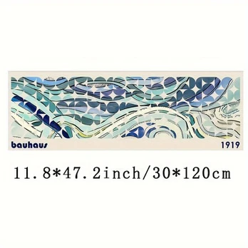 Drobė mėlyna, 1vnt 29,97*119,89cm Be rėmelio