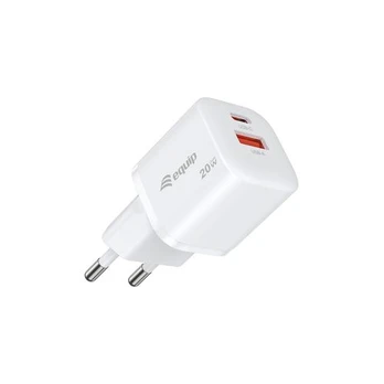 Įkroviklis Equip Equip 2Port USB-C PD3.0/USB-A GaN 25St.20W ÜSS ws