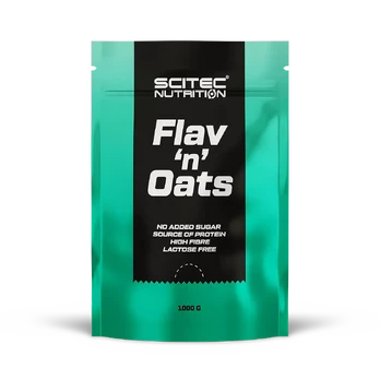 SCITEC Flav &amp;apos;n&amp;apos; Oats - 1000g Braškės