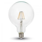 6W LED lemputė V-TAC, G125, E27, 6400K (šaltai balta)