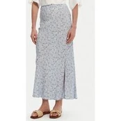Pieces Midi sijonas Nya 17147811 Žydra Regular Fit