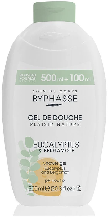 Byphasse Eucalyptus y Bergamote Gel De Ducha 600ml