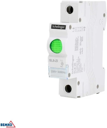 LED signalinė lempa SL8 geltona SCHELINGER