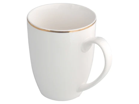 Puodelis Bella, aukso/balta, 0.32 l