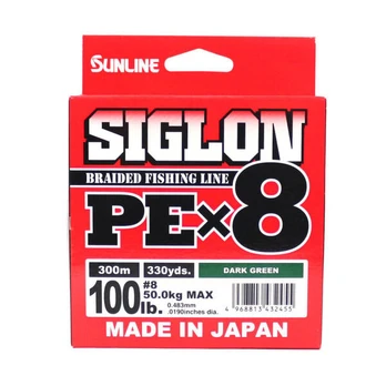 Valas SUNLINE Siglon PE×8, tamsiai žalios spalvos