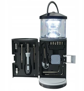 Kempingo lempa led kempingo įrankių rinkinys