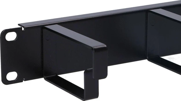Cable organizer 1U black