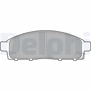 DELPHI LP2074 Brake pad set