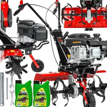 Benzininis kultivatorius RED TECHNIC 5 AG LONCIN 60 cm