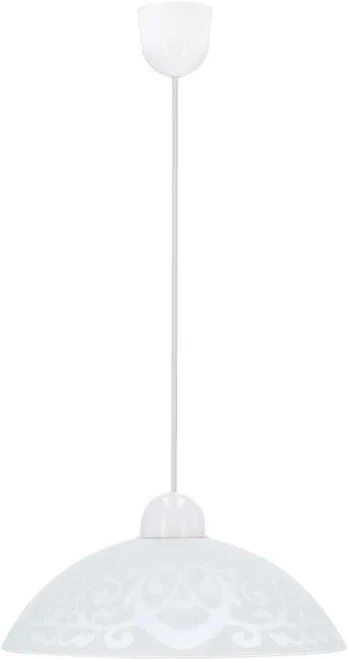 Pakabinamas šviestuvas BRONTE HANGING LAMP 1X60W E27 Baltas LAMP WITH A PATTERN